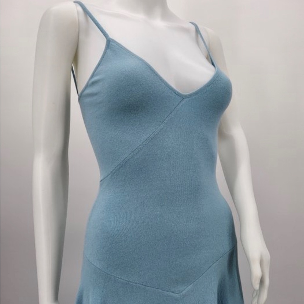 D2squared powder blue designer midi dress